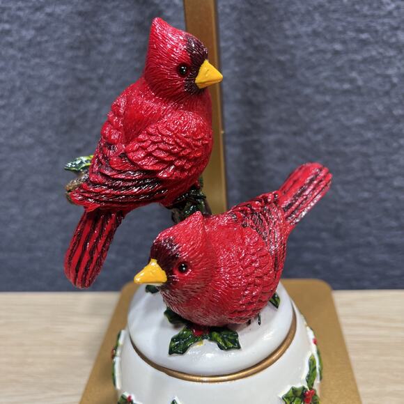 Vintage Red Carnival Christmas Music Box See video - Picture 4 of 7